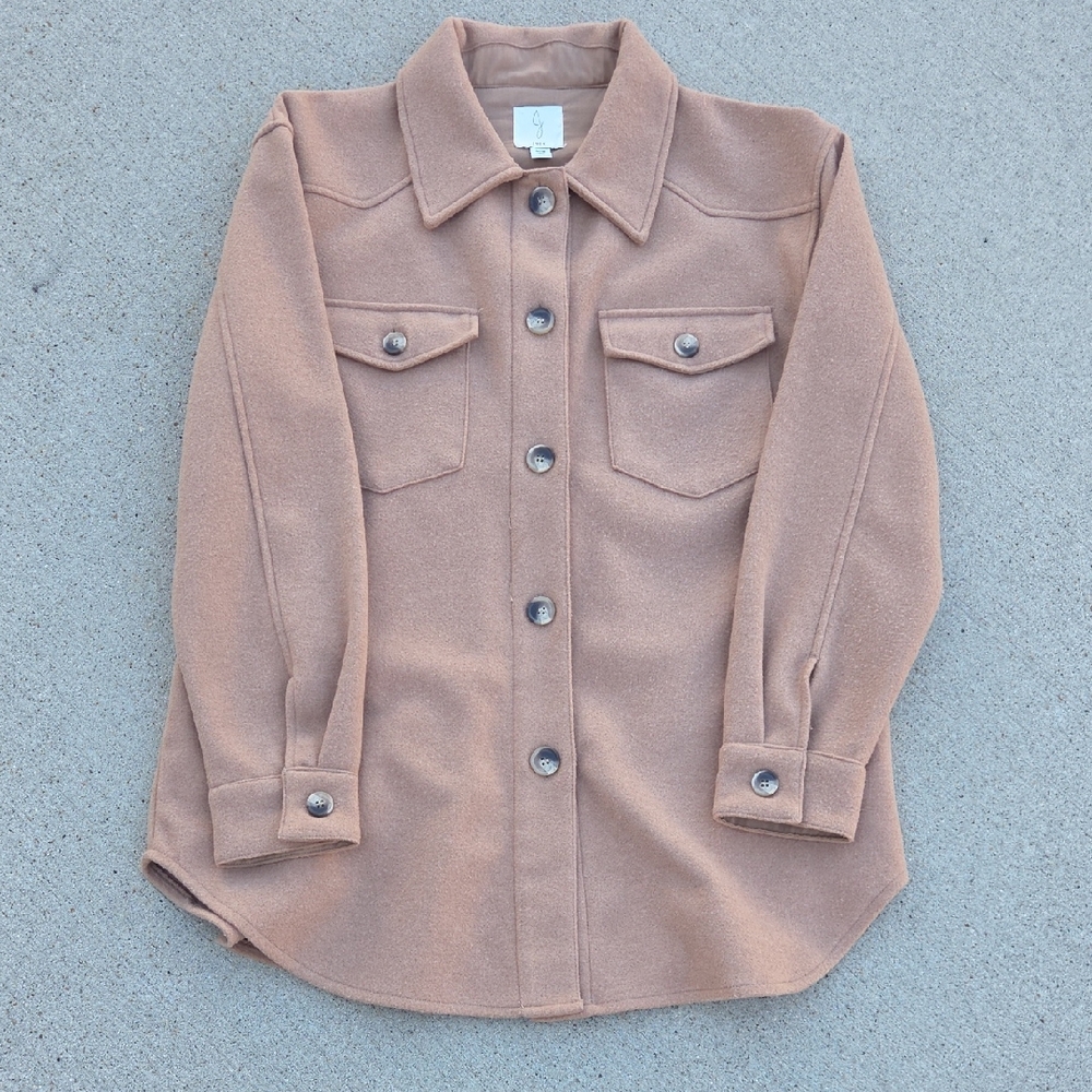 JOIE Women's Button Down Shirt Jacket Size Medium